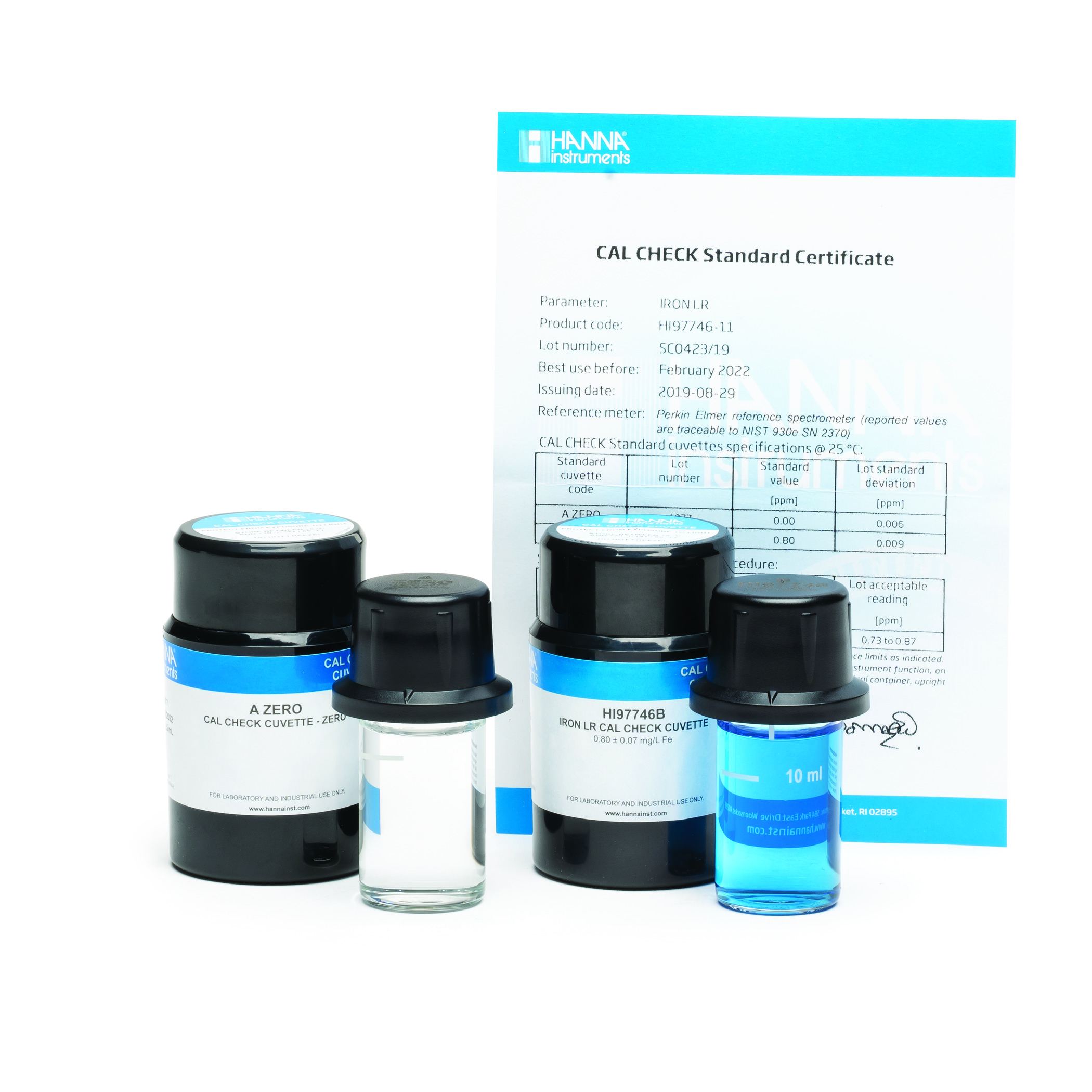 Dung Dịch CAL Check™ Chuẩn Sắt LR Dùng Cho Máy HI97746