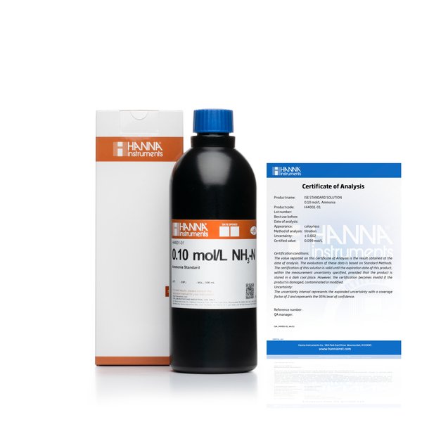 Dung Dịch Hiệu Chuẩn Ammonia 0.1M, 500 mL