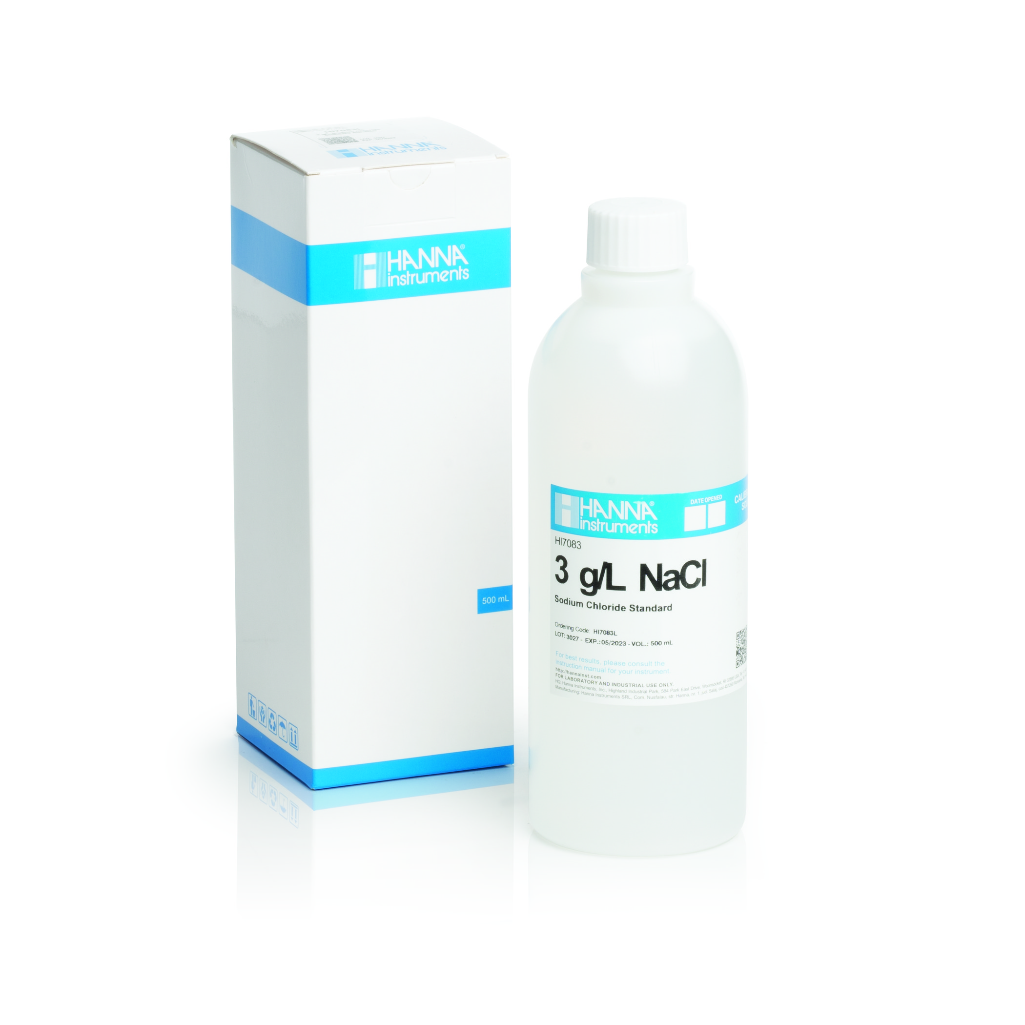 Dung Dịch Hiệu Chuẩn NaCl 3.0 g/L, 500 mL