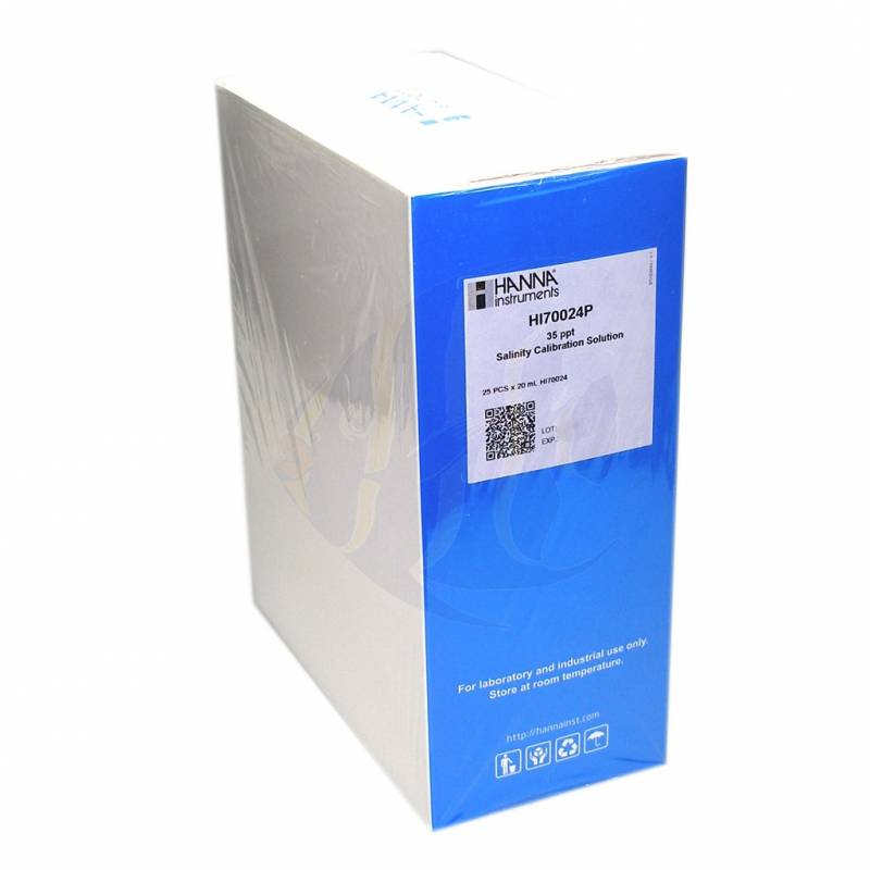 Dung Dịch Hiệu Chuẩn Độ Mặn 35.00 g/L (ppt), Hộp 25 gói 20mL