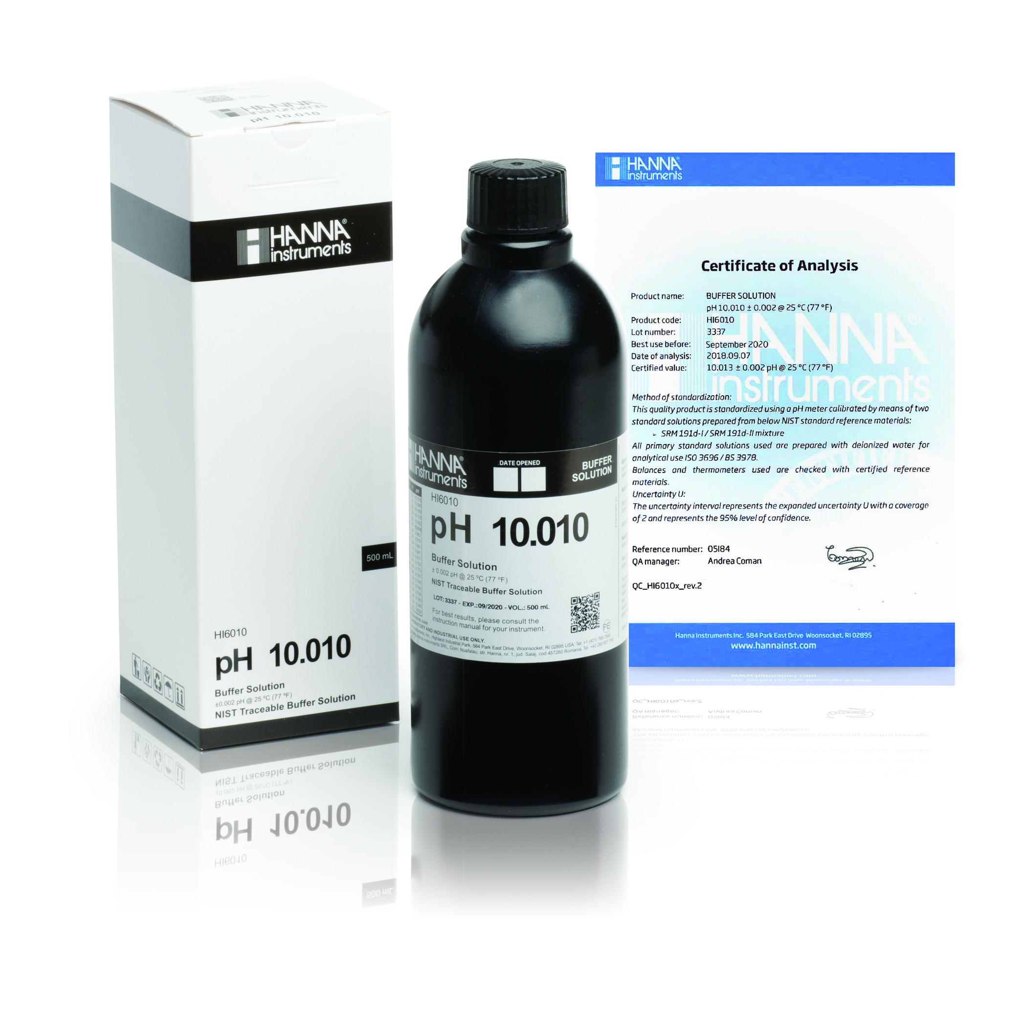 Dung Dịch Hiệu Chuẩn Millesimal pH 10.010, 500 mL