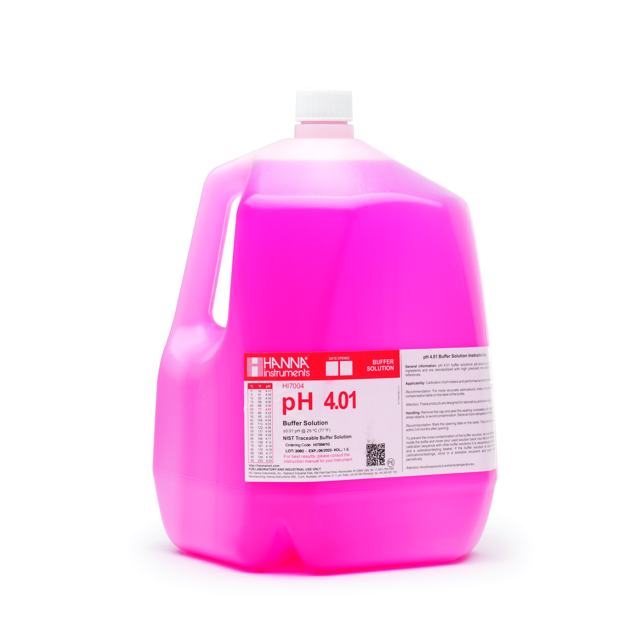 Chuẩn pH 4.01, 3.75Lít, HI7004/1G