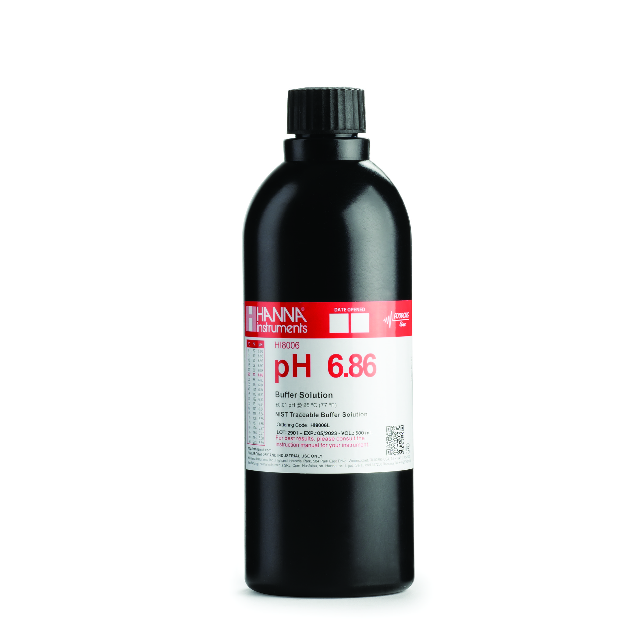 Dung Dịch Hiệu Chuẩn pH 9.18, Chai FDA 500 mL