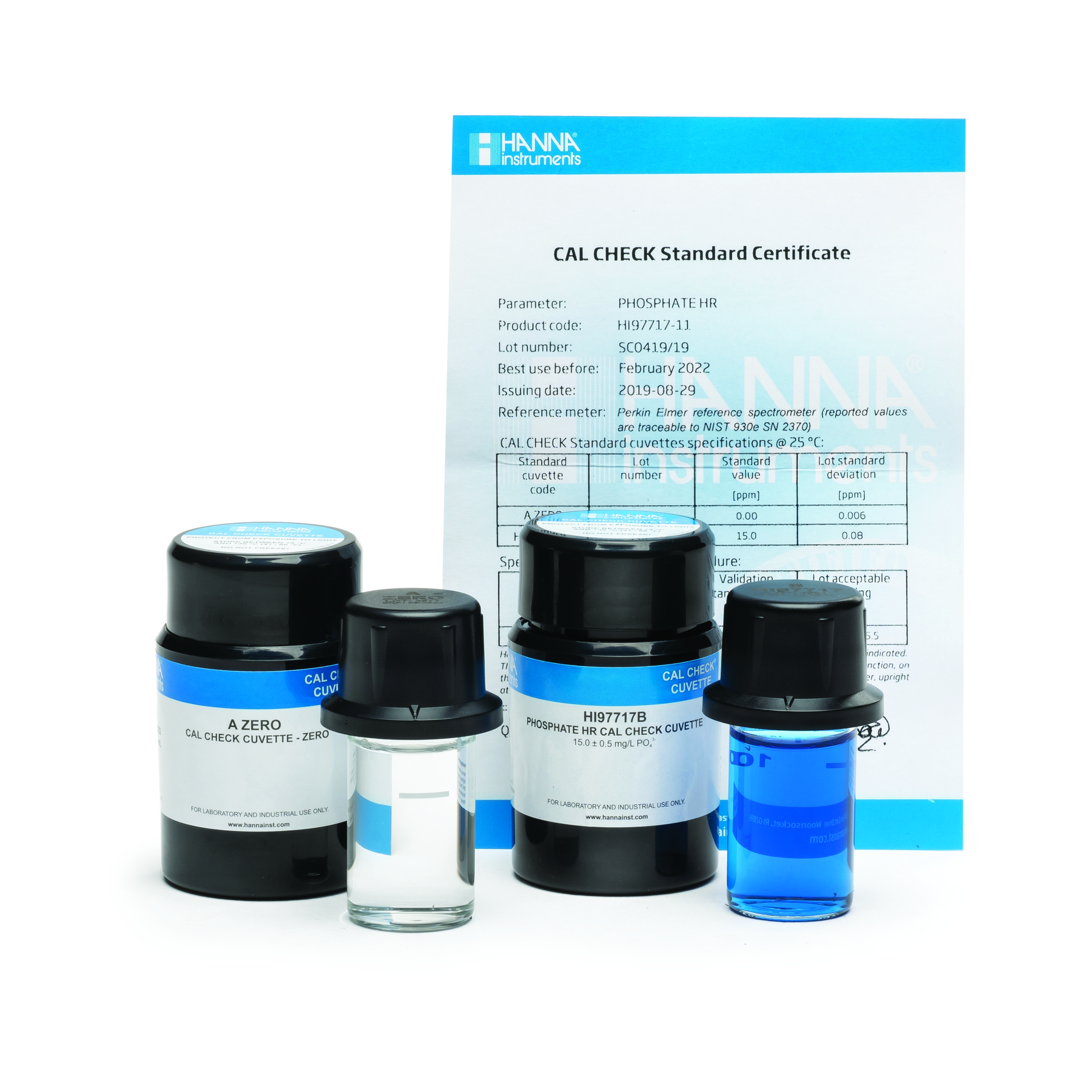 Dung Dịch CAL Check™ Chuẩn Photphat Thang Cao Dùng Cho Máy HI97717