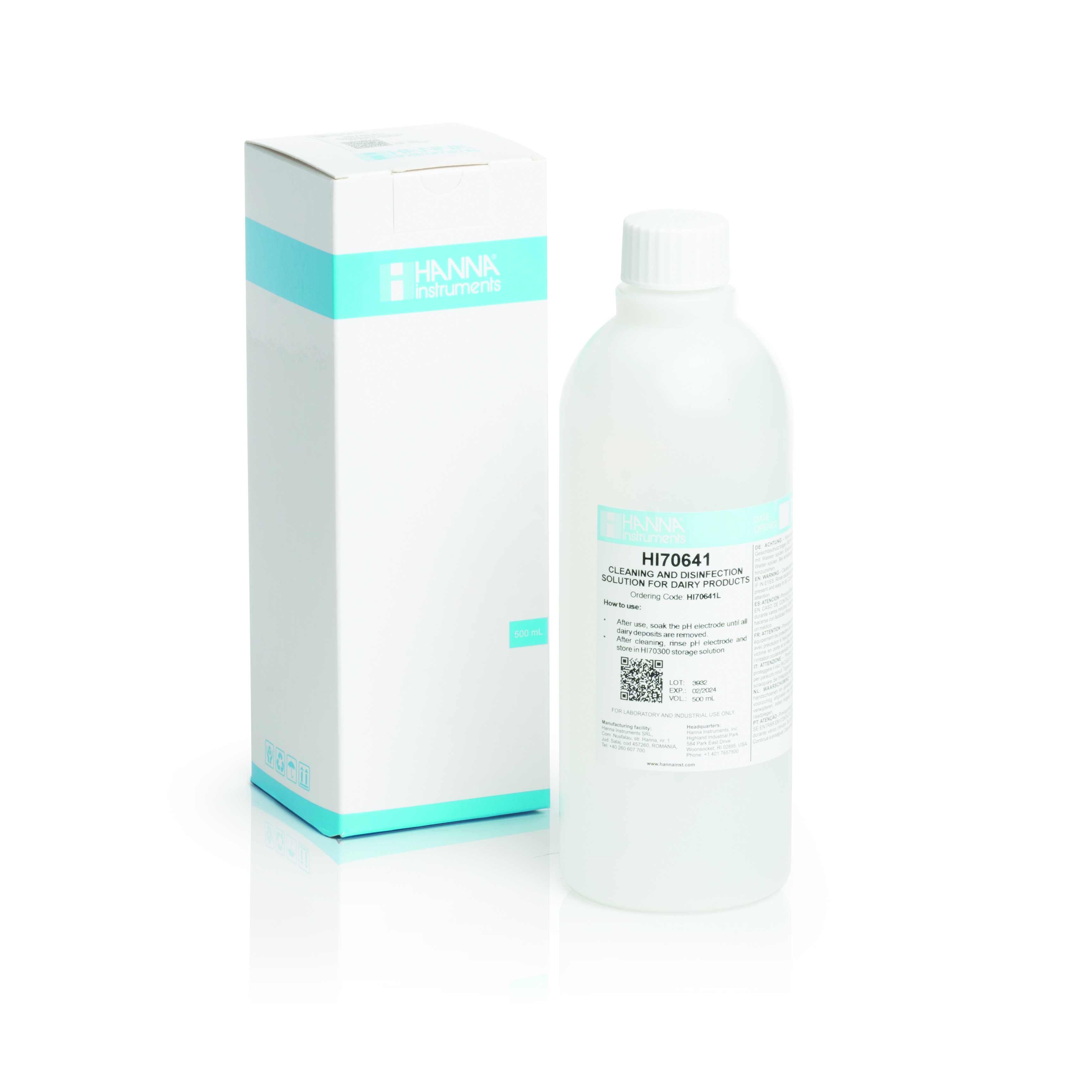 Dung Dịch Rửa Điện Cực Trong Các Sản Phẩm Từ Sữa, 500 mL