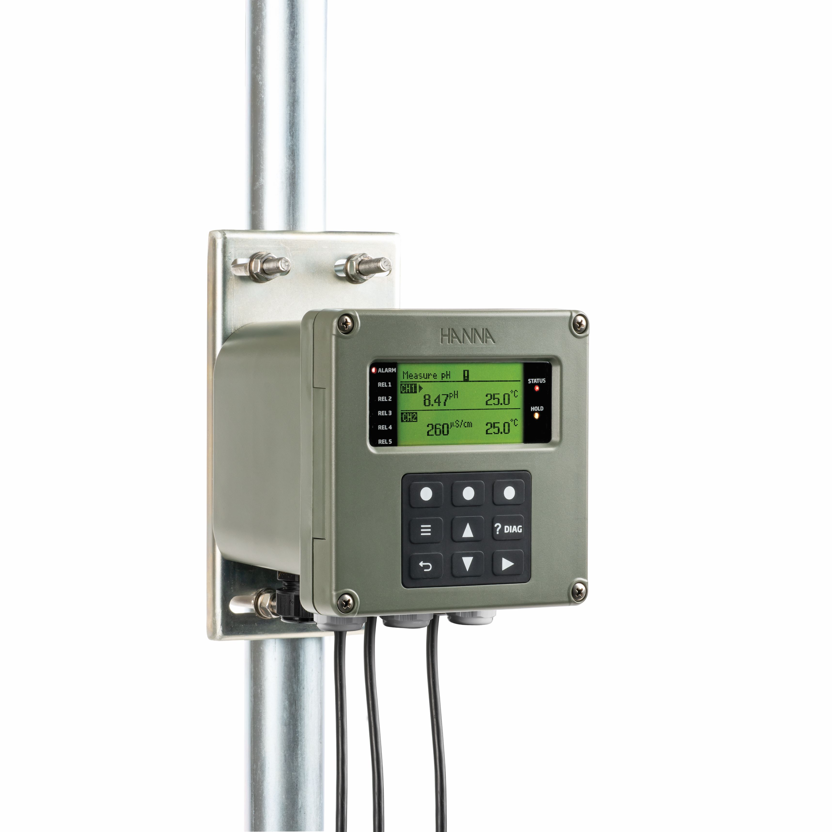 Màn Hình Kiểm Soát pH, ORP, EC, DO Đồng Thời 2 Kênh