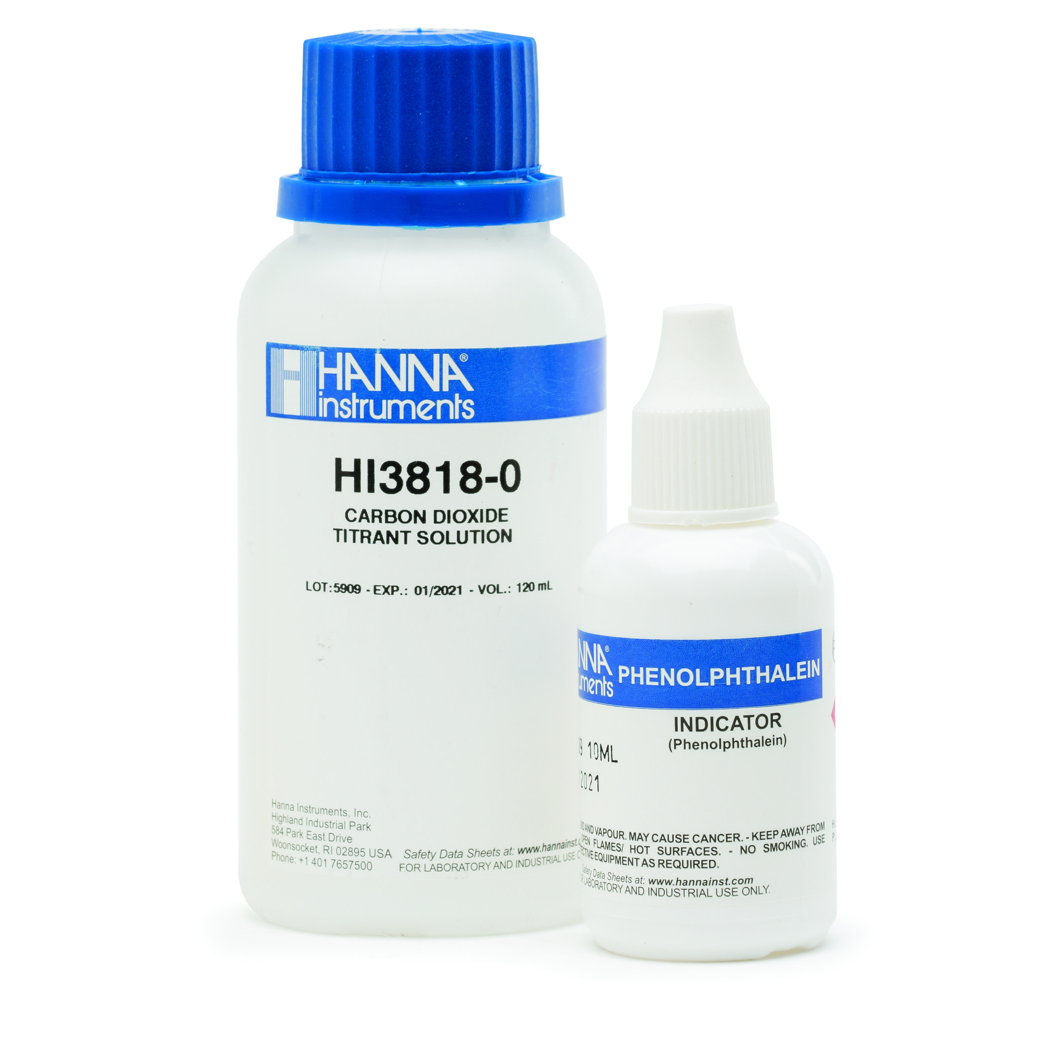 Thuốc Thử CO2 (0.0-100mg/L) Cho Test Kit HI3818, 100 Lần Đo