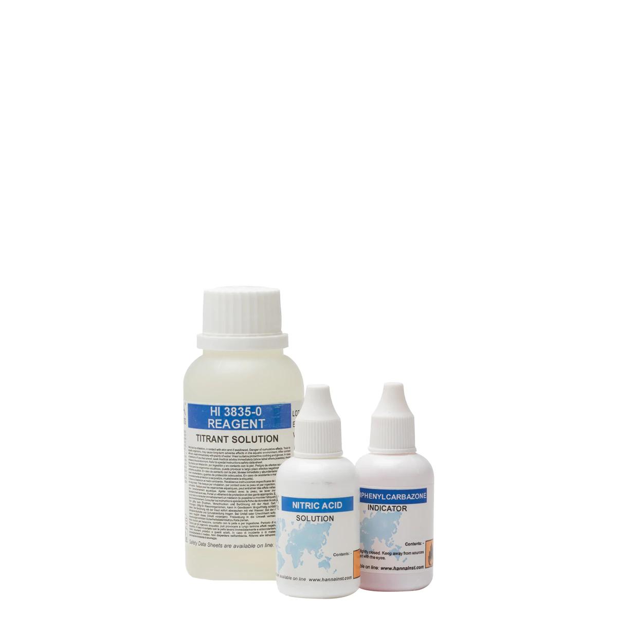 Thuốc Thử Độ Mặn (0-40g/kg) Cho Test Kit HI3835, 100 Lần Đo